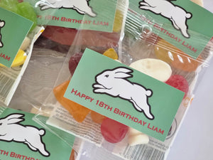 Rabbitohs | Personalised Lolly Bag