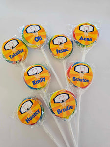 Basketball | Personalised Lollipops