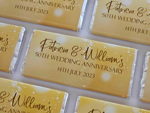 Gold | Personalised Chocolate Bars