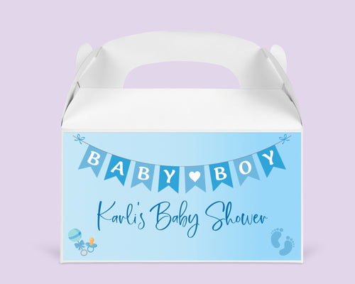 Baby Boy | Personalised Favour Boxes