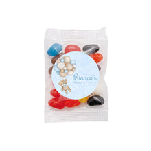 Load image into Gallery viewer, Blue Teddy With Balloons | Personalised Mini Jelly Beans