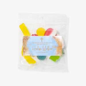 Blue with Gold | Personalised Lolly Bag