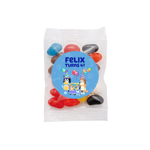 Bluey Blue | Personalised Mini Jelly Beans