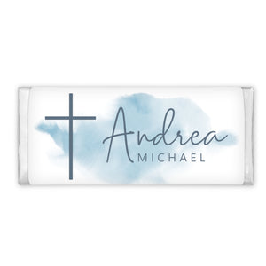 Dusty Blue | Personalised Chocolate Bars