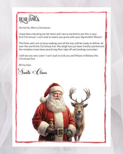 Load image into Gallery viewer, Letter from Santa | Santa &amp; Reindeer