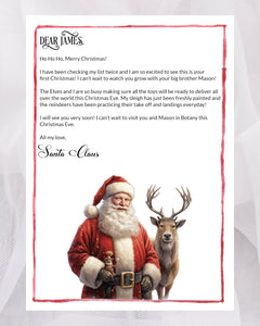 Letter from Santa | Santa & Reindeer