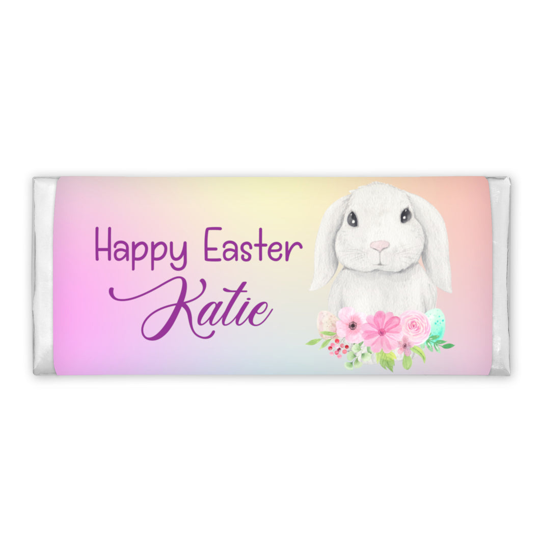Easter Florals Personalised Chocolate Bars