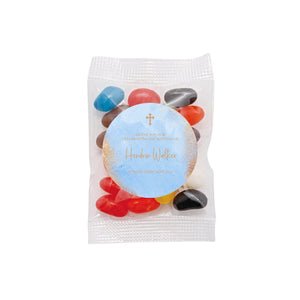 Blue With Gold | Personalised Mini Jelly Beans