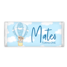 Load image into Gallery viewer, Hot Air Balloon Teddy | Personalised Chocolate Bars