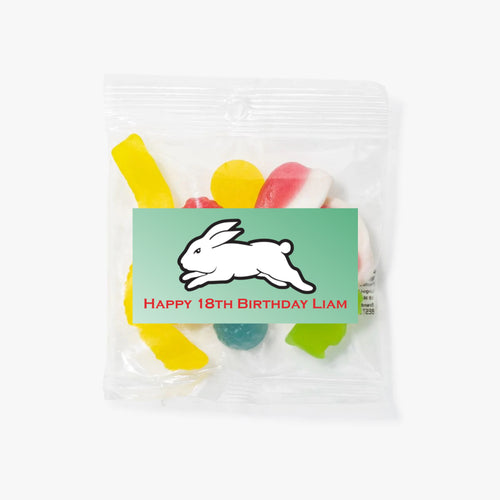Rabbitohs | Personalised Lolly Bag