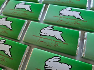 Rabbitohs | Personalised Chocolate Bars