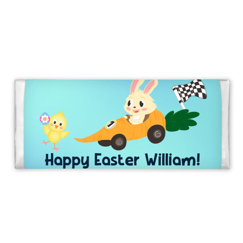 Easter Racers Personalised Chocolate Bars