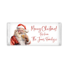 Load image into Gallery viewer, Santa with Beer | Personalised Chocolate Bars