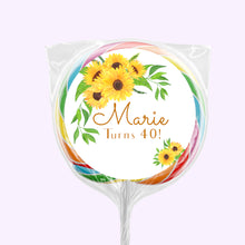 Load image into Gallery viewer, Sunflower | Personalised Lollipops