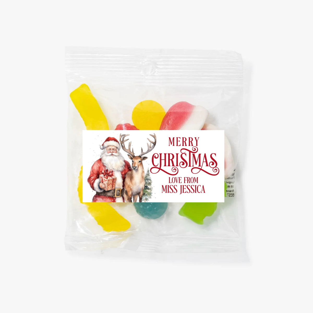 Santa & Reindeer | Christmas Lolly Bag – Kaysbees