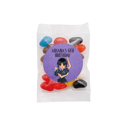 Wednesday Addams 1 | Personalised Mini Jelly Beans