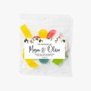 White Roses | Personalised Lolly Bag