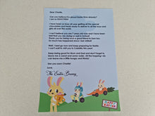 Load image into Gallery viewer, Letter from the Easter Bunny - Racer Style