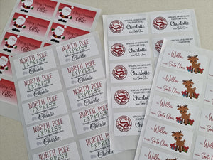Reindeer | Personalised Christmas Stickers