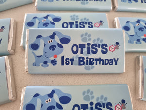 Blues Clues | Personalised Chocolate Bars