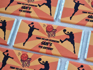 Basketball | Personalised Chocolate Bars
