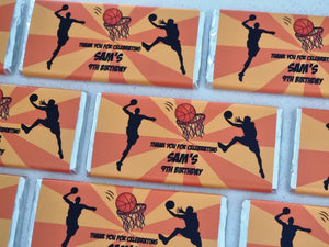 Basketball | Personalised Chocolate Bars