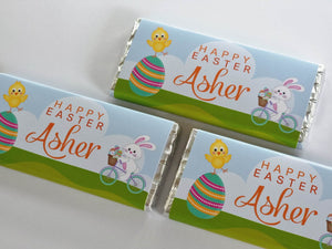 Bunny On Bike | Personalised Chocolate Bars