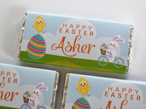 Bunny On Bike | Personalised Chocolate Bars