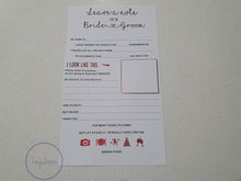 Load image into Gallery viewer, Leave a note for the Bride &amp; Groom - Kaysbees