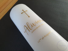 Load image into Gallery viewer, Foiled Baptism Candle - Aliviana - Kaysbees