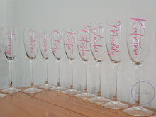 Load image into Gallery viewer, Champagne Glasses Personalised