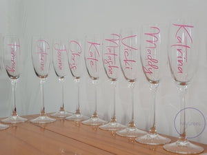 Champagne Glasses Personalised