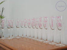 Load image into Gallery viewer, Champagne Glasses Personalised