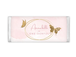 Gold Butterfly | Personalised Chocolate Bars