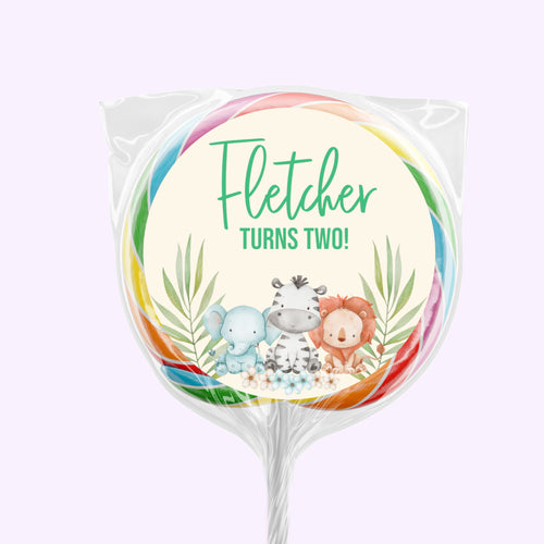 Baby Safari | Personalised Lollipops