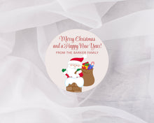 Load image into Gallery viewer, Chimney Santa | Personalised Christmas Sticker