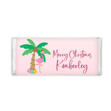 Load image into Gallery viewer, Flamingo Christmas | Personalised Chocolate Bars