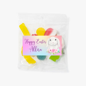 Floral Bunny | Personalised Easter Lolly Bag