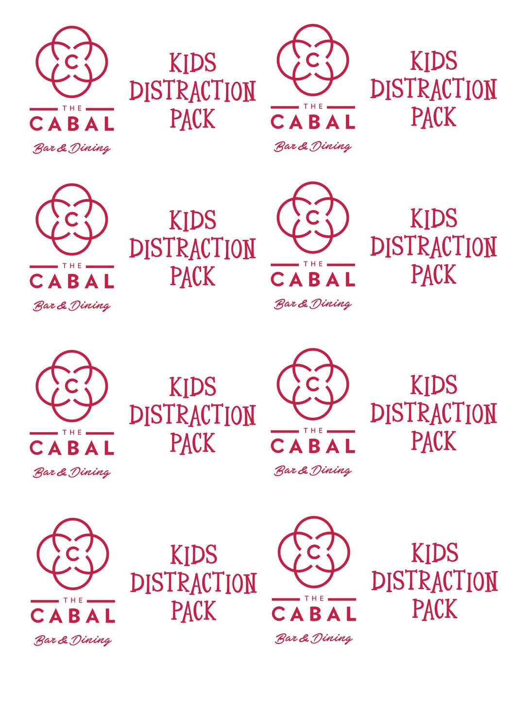 Kids Distraction Pack - Pack of 28