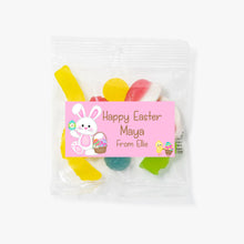 Load image into Gallery viewer, Bunny Pink Bakground | Personalised Lolly Bag