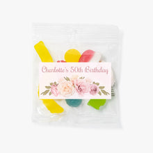 Load image into Gallery viewer, Pink &amp; White Roses | Personalised Lolly Bag