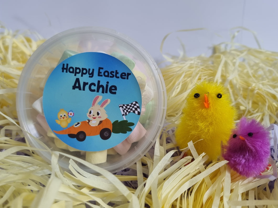 Bunny Racers | Personalised Marshmallow Tub