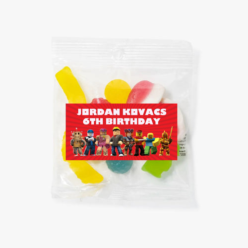 Roblox | Personalised Lolly Bag