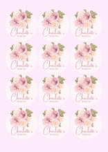 Load image into Gallery viewer, Pink &amp; White Roses | Personalised Stickers