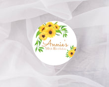 Load image into Gallery viewer, Sunflower | Personalised Stickers