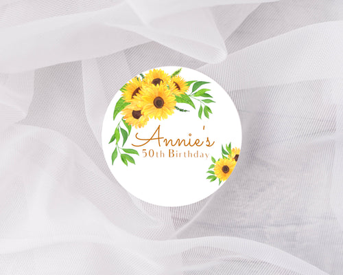 Sunflower | Personalised Stickers