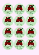 Load image into Gallery viewer, Truck | Personalised Christmas Sticker
