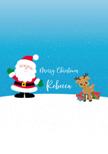 Load image into Gallery viewer, Santa &amp; Reindeer | Personalised Chocolate Bars