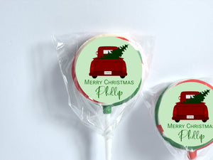 Christmas Truck | Personalised Lollipop